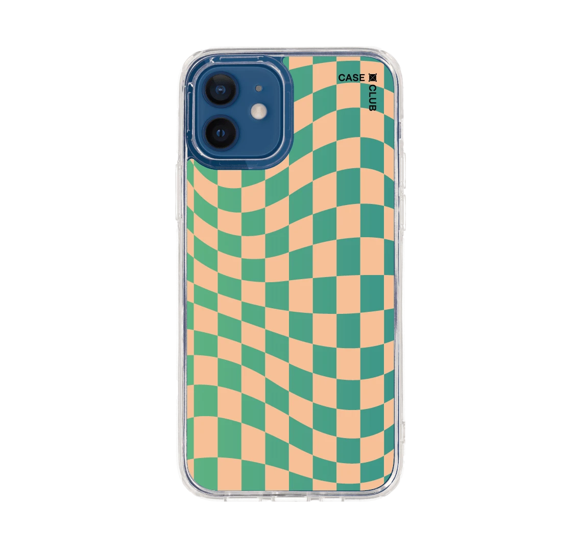 green gradient grid